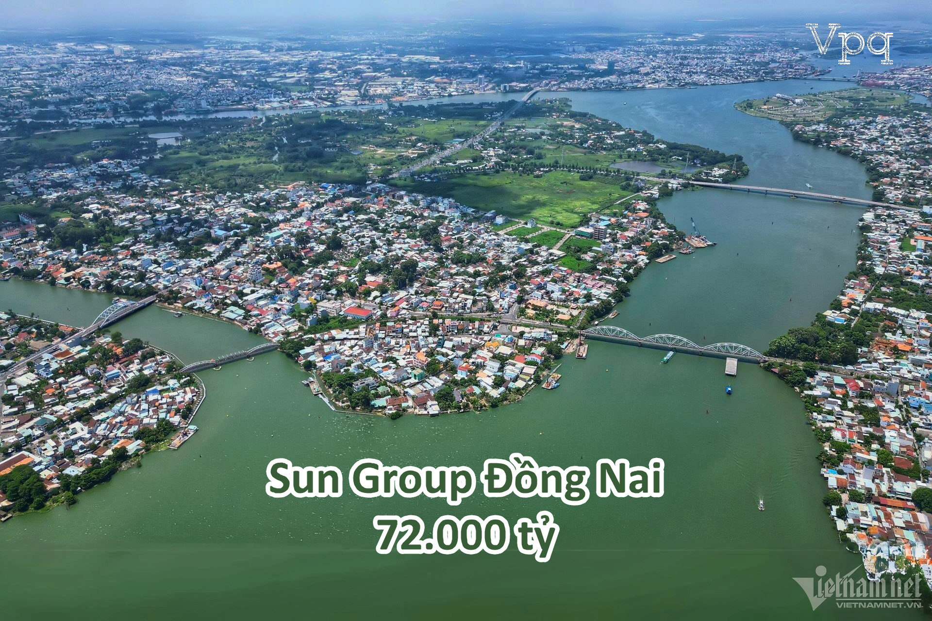 Khu đô thị Hiệp Hòa được đầu tư hơn 72.000 tỷ đồng ở TP Biên Hòa, tỉnh Đồng Nai.