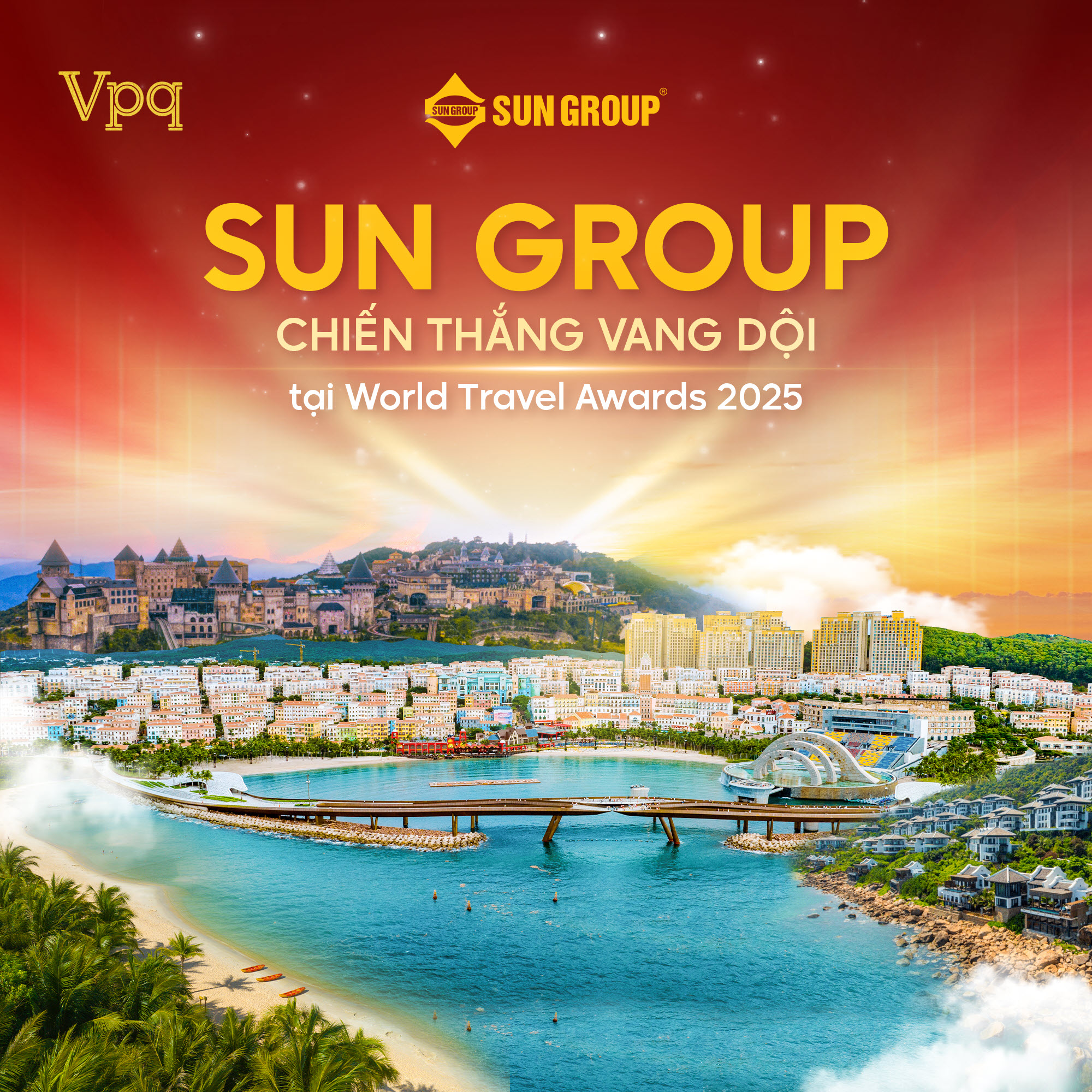 Sun Group đại thắng World Travel Awards 2025