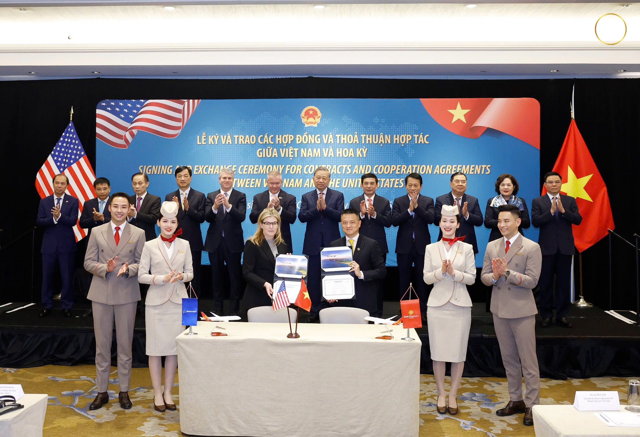 Sun PhuQuoc Airways k&yacute; kết với Boeing mua 40 t&agrave;u bay