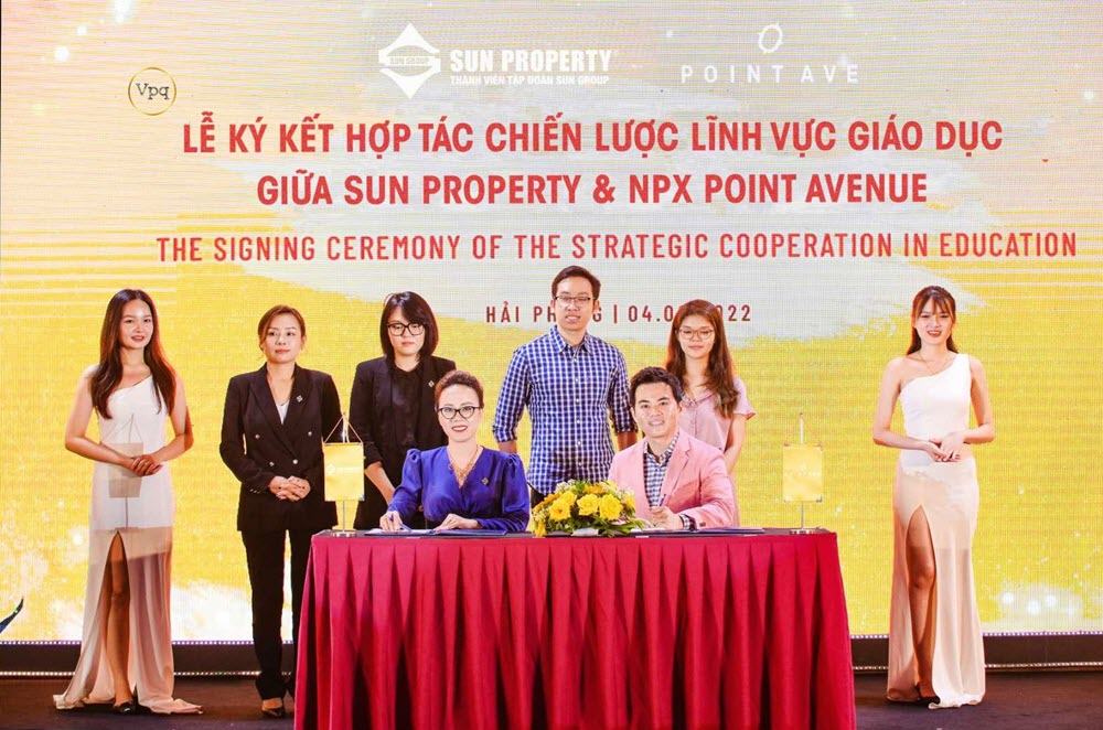 Lễ k&yacute; kết hợp t&aacute;c giữa Sun Property v&agrave; NPX Point Avenue