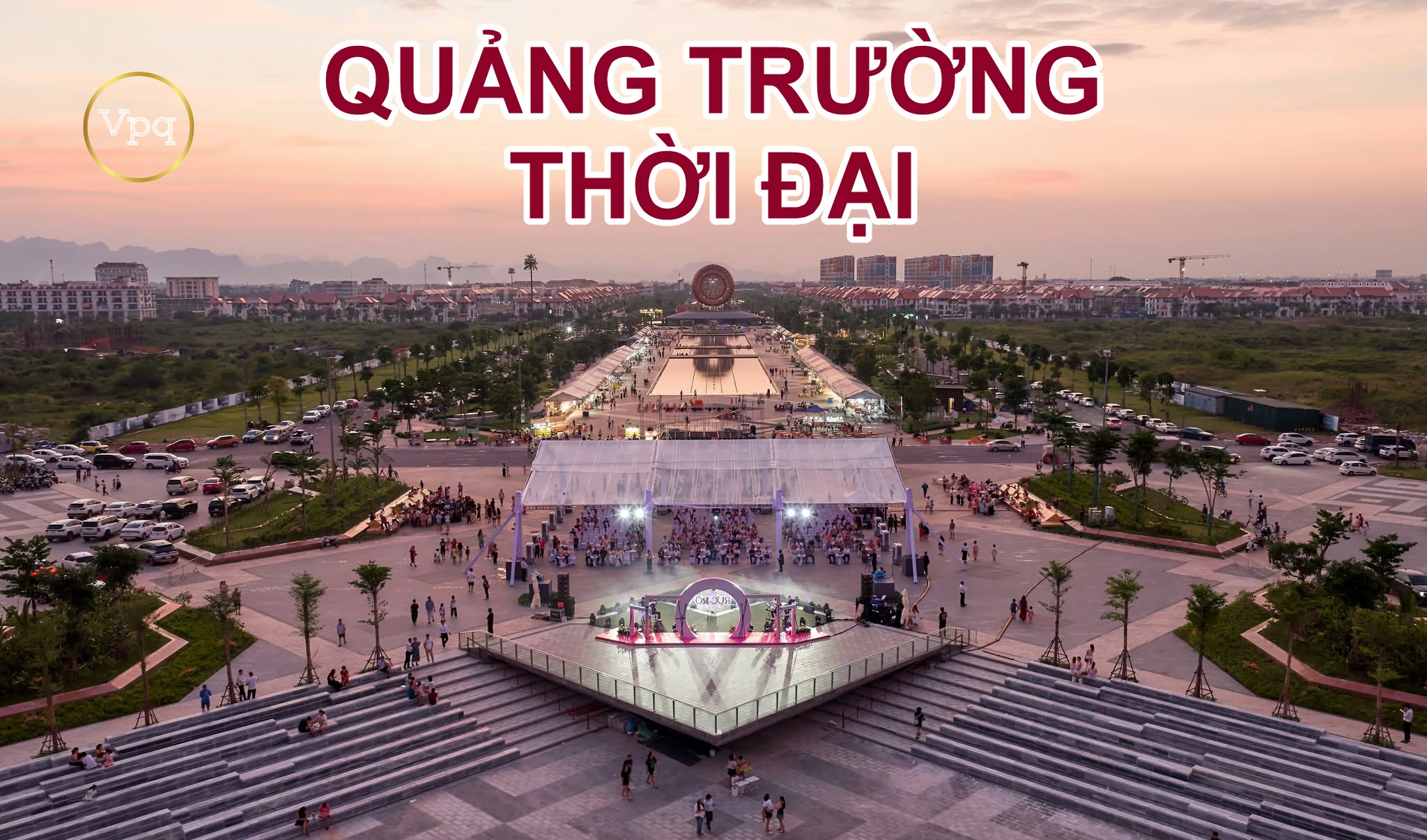 Quảng trường Thời Đại nằm giữa lòng đô thị Sun Urban City Hà Nam