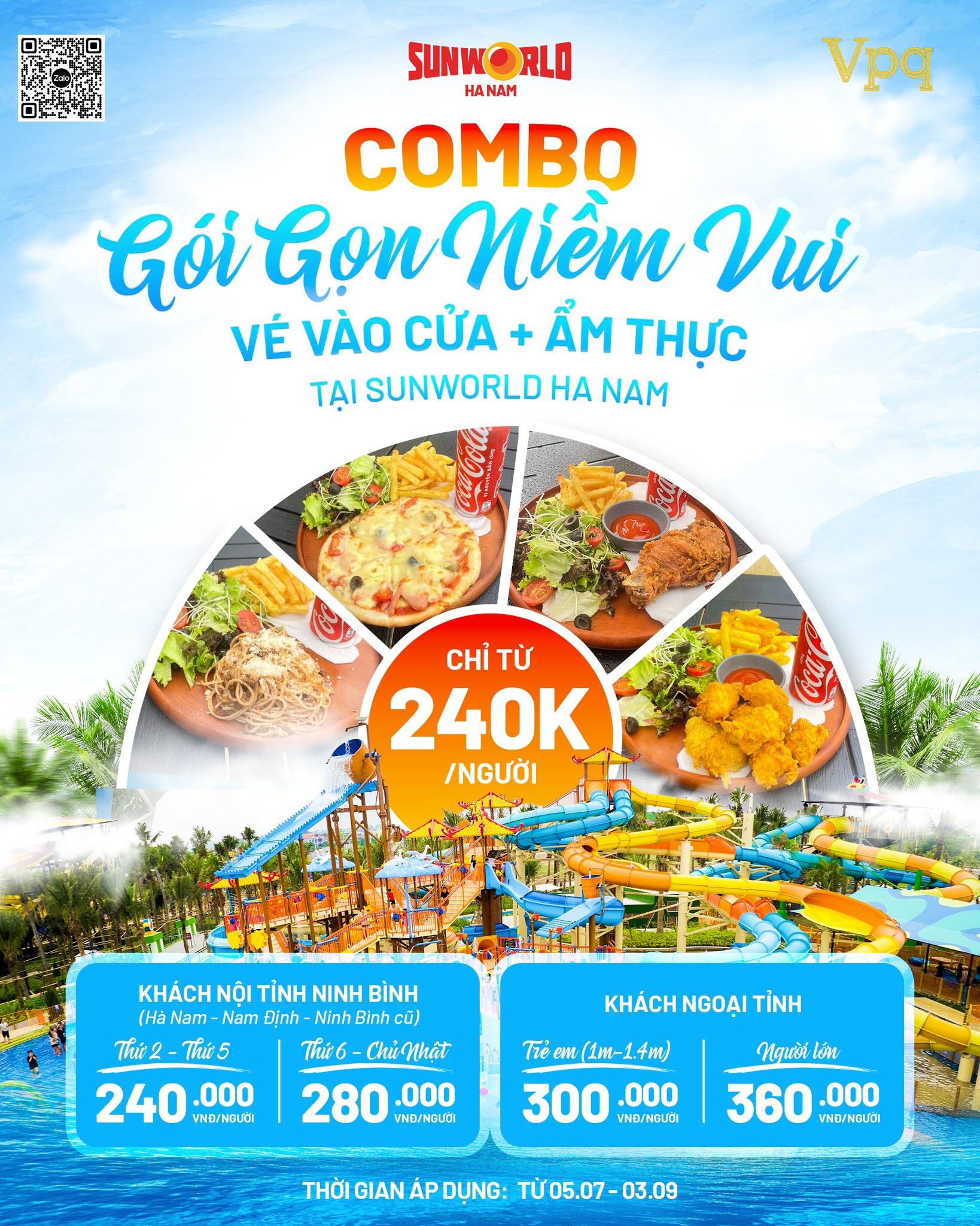 Giá vé Sun World Hà Nam