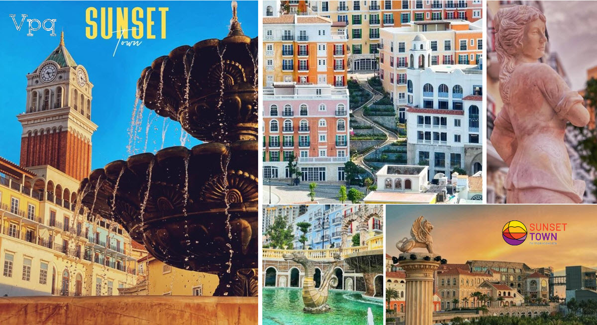 Những c&ocirc;ng tr&igrave;nh đầy t&iacute;nh nghệ thuật tại Sunset Town