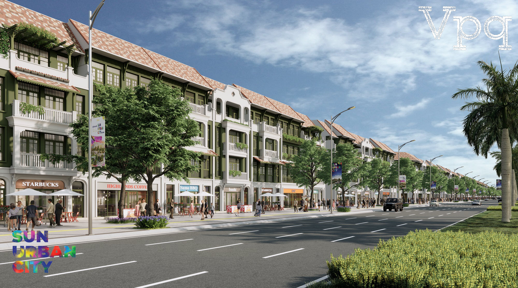 Sản phẩm nh&agrave; phố Townhouse mặt tiền 8m