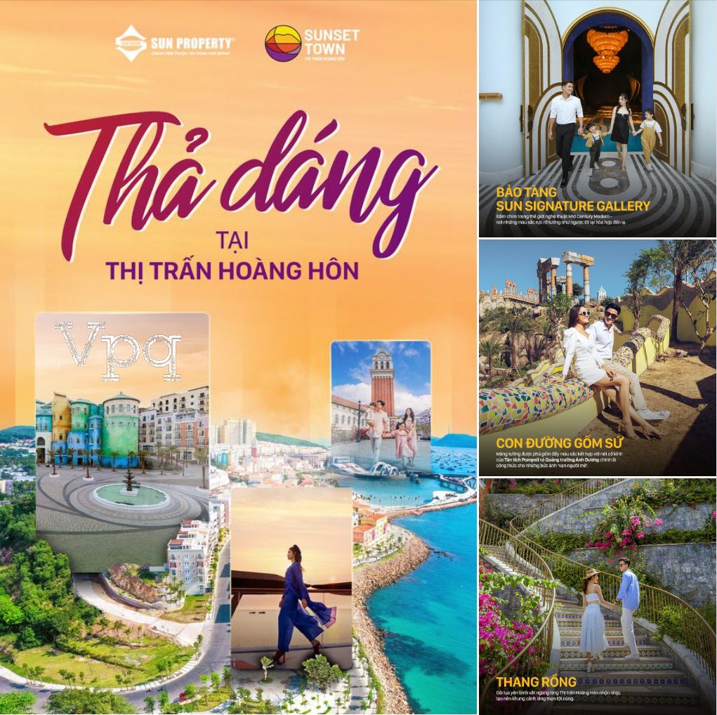 Thả d&aacute;ng tại Sunset Town