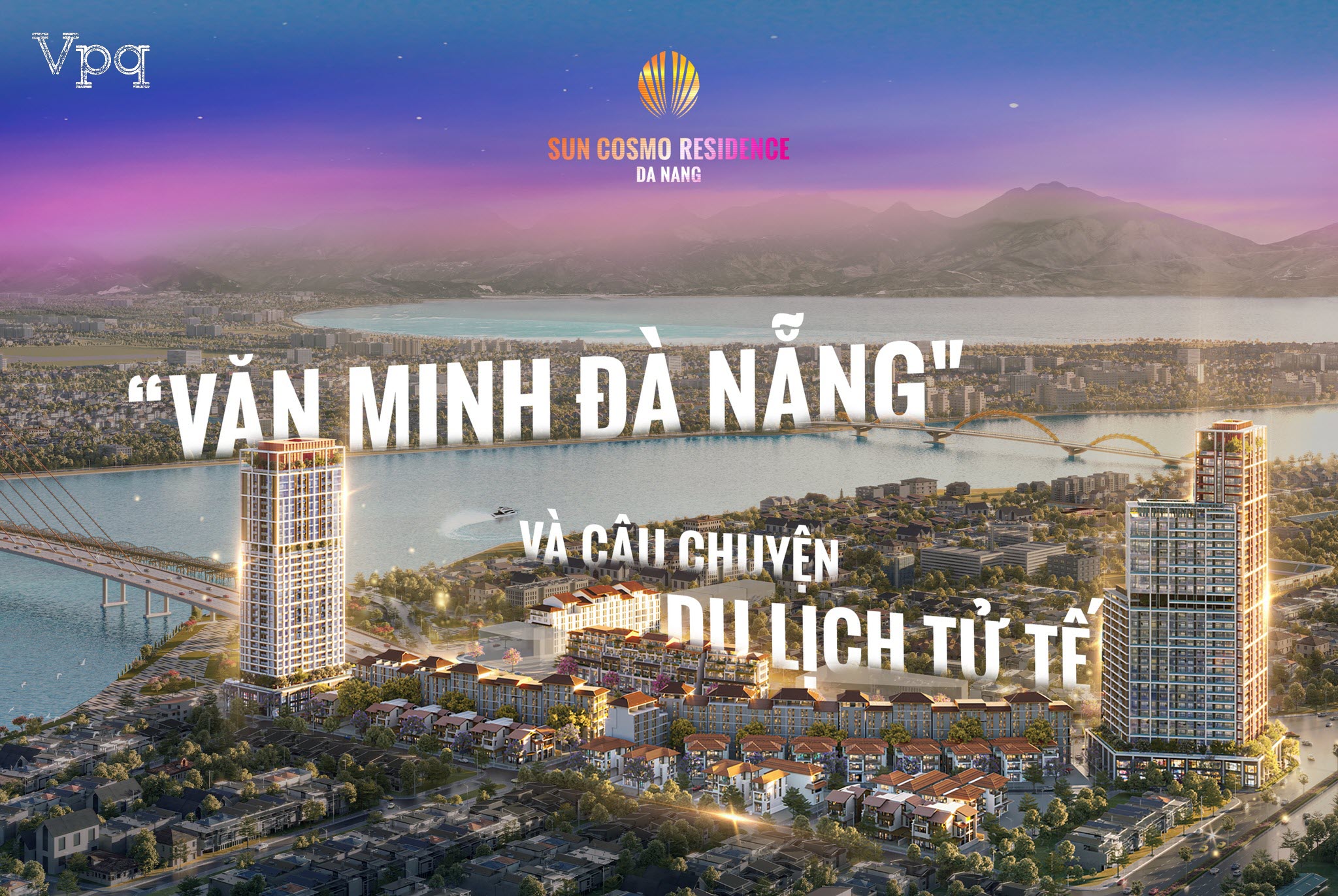 The Cosmo sở hữu mặt tiền rộng ngay sát chân cầu Trần Thị Lý
