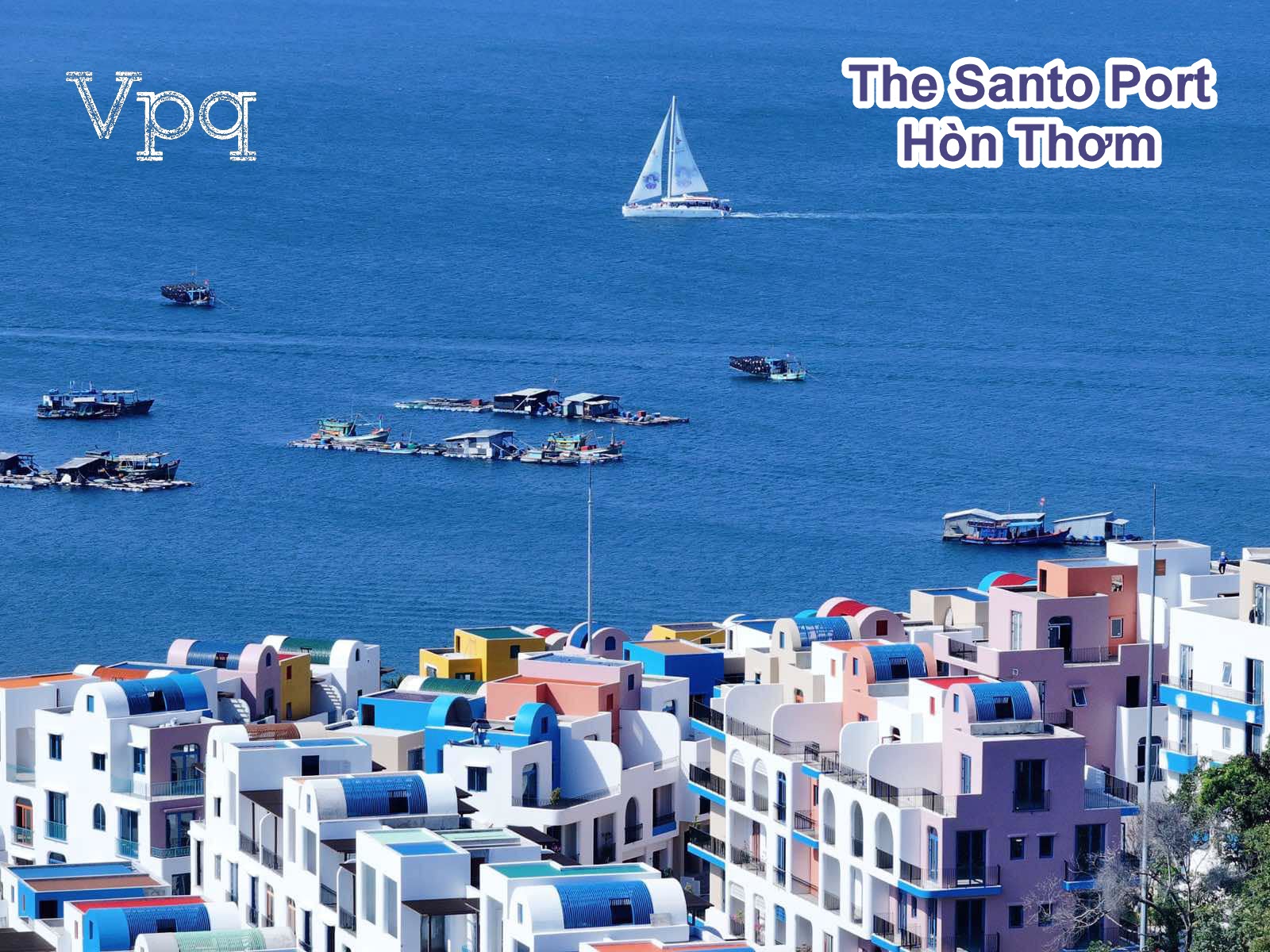Một ngồi l&agrave;ng Santorini thu nhỏ ngay tại H&ograve;n Thơm Ph&uacute; Quốc