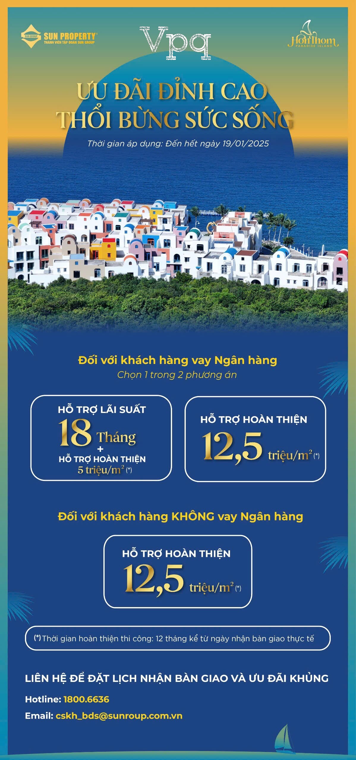 Ưu đ&atilde;i d&agrave;nh cho chủ nh&acirc;n The Santo Port H&ograve;n Thơm