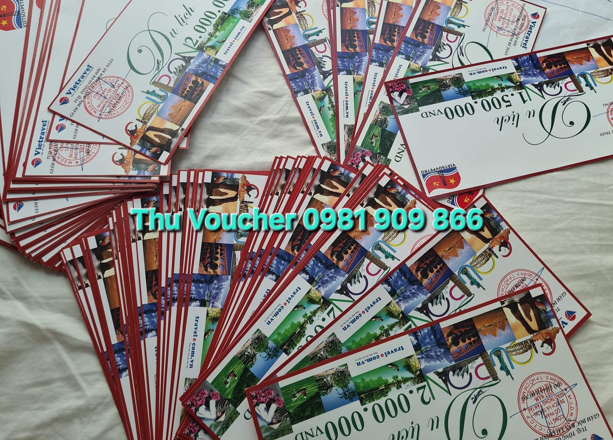 Thu mua số lượng lớn voucher Vietravel