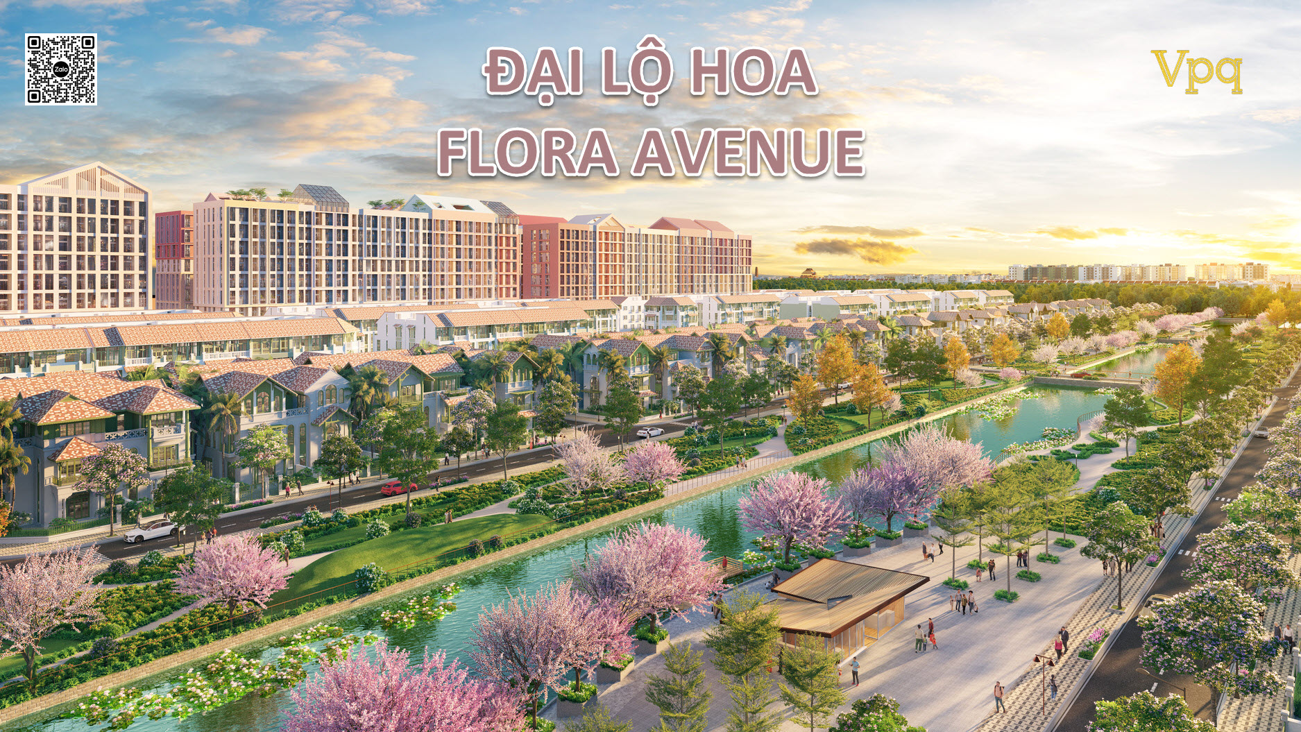 Phối cảnh Đại lộ hoa Flora Avenue
