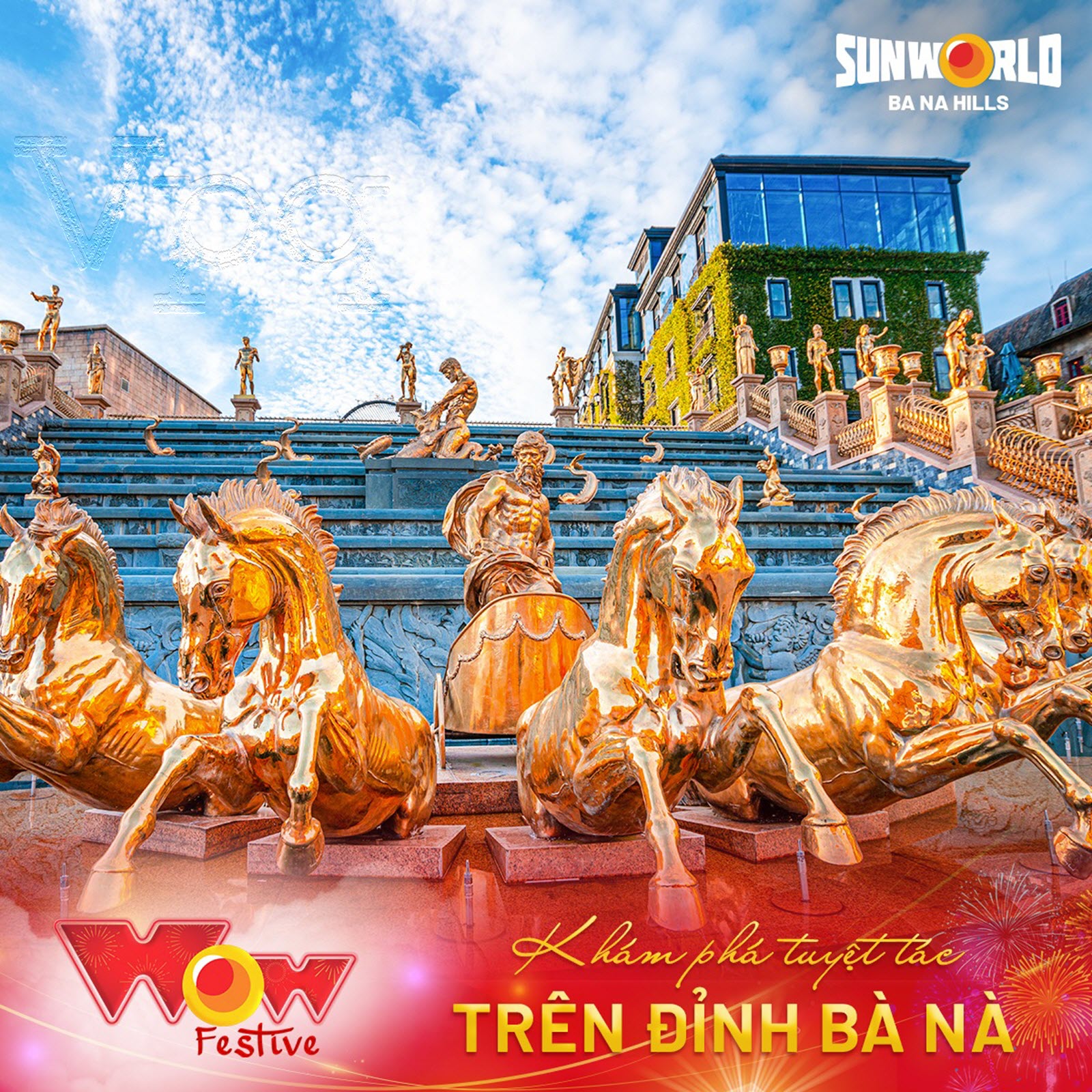 Thần Mặt trời Helios tr&ecirc;n đỉnh B&agrave; N&agrave;