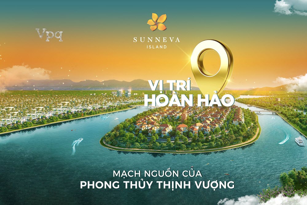 Vị tr&iacute; ho&agrave;n hảo Sunneva Isand tại đảo &Aacute;nh Dương Đ&agrave; Nẵng
