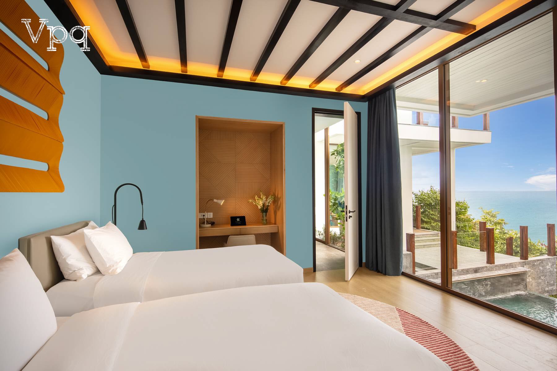 Phòng ngủ Eden Bay hướng biển