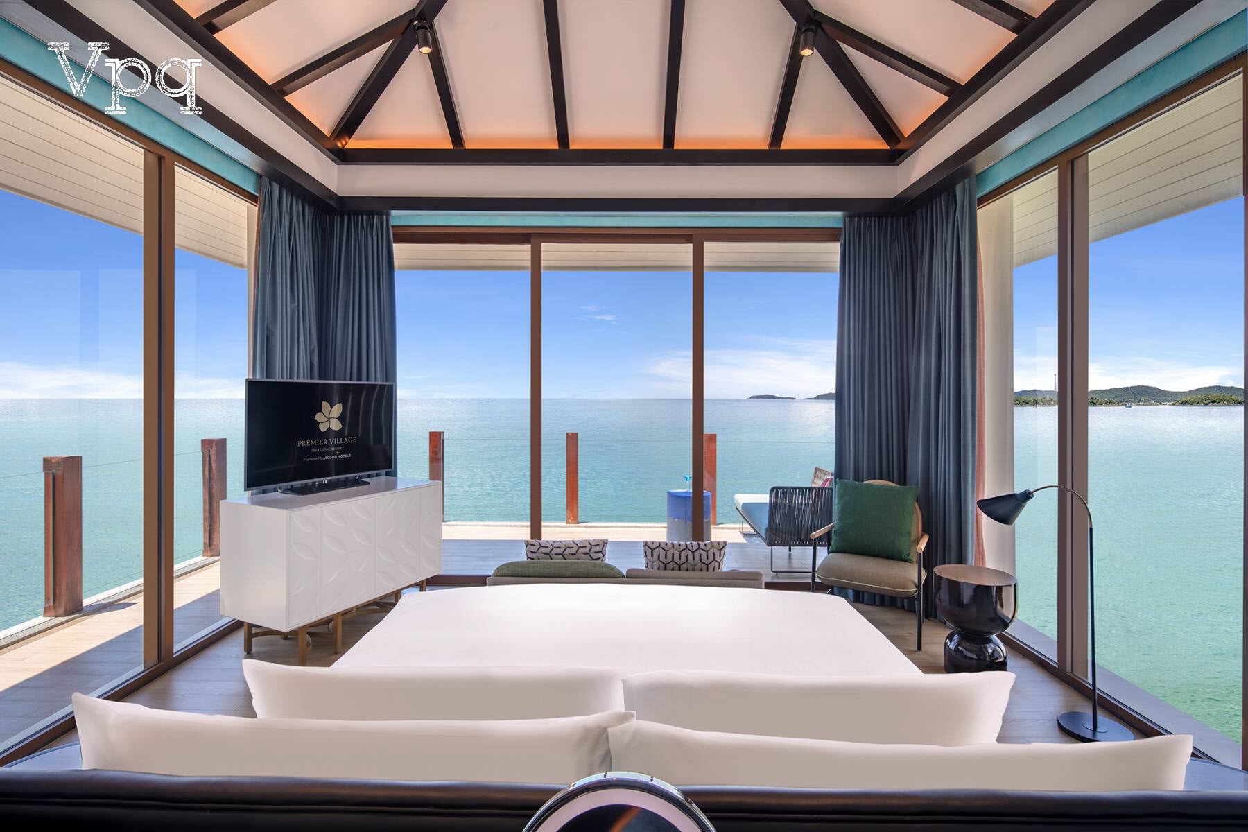 Phòng ngủ biệt thự Eden Bay ghềnh đá