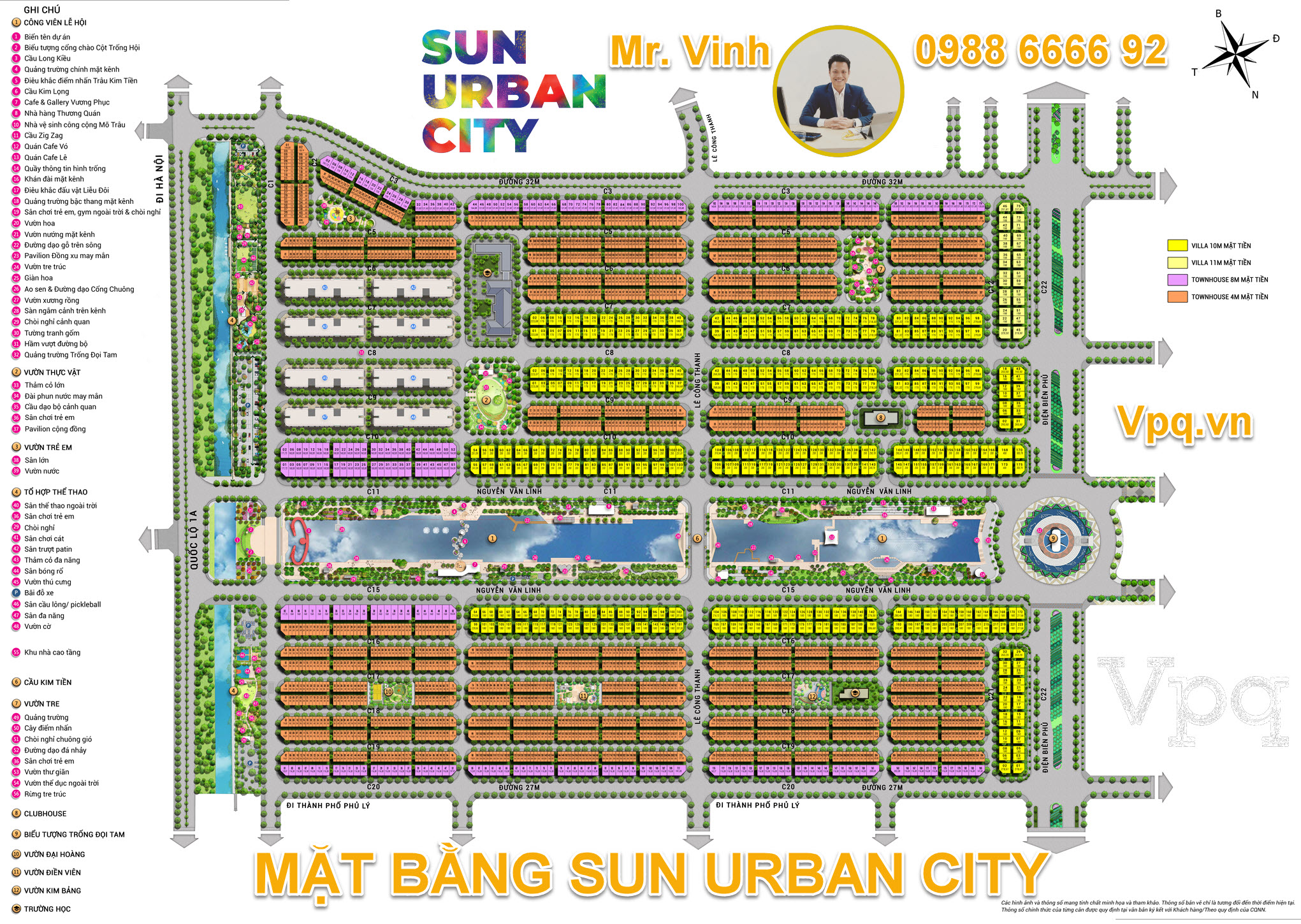 Mặt bằng dự &aacute;n Sun Urban City