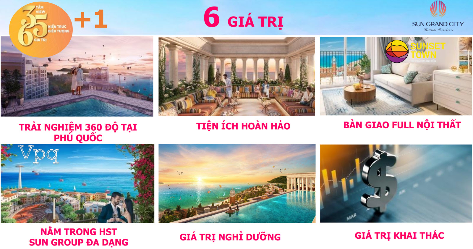 6 giá trị căn hộ lễ hội