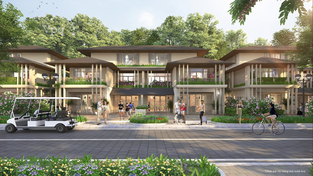 Phối cảnh Beach Villa The Oceana dự án Sun Secret Valley