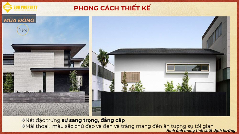 Phong cách thiết kế biệt thự mùa đông Sun Beauty Onsen Village