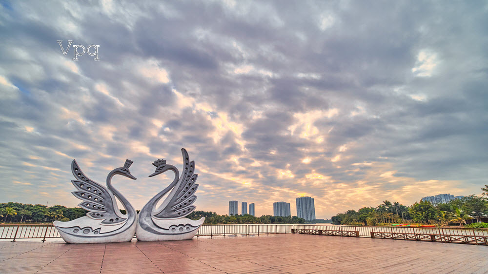 H&igrave;nh ảnh c&ocirc;ng vi&ecirc;n Hồ Thi&ecirc;n Nga - Khu đ&ocirc; thị xanh Ecopark