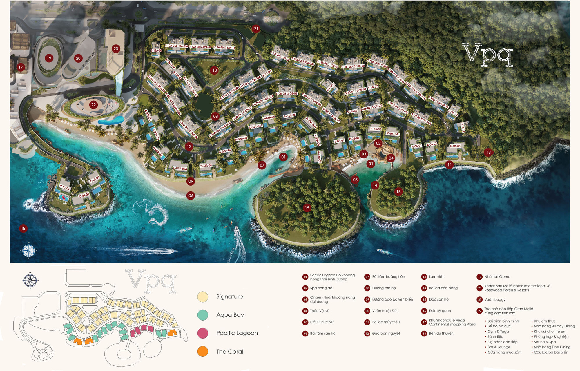 Tổng mặt bằng tổng thể Gran Meliá Nha Trang