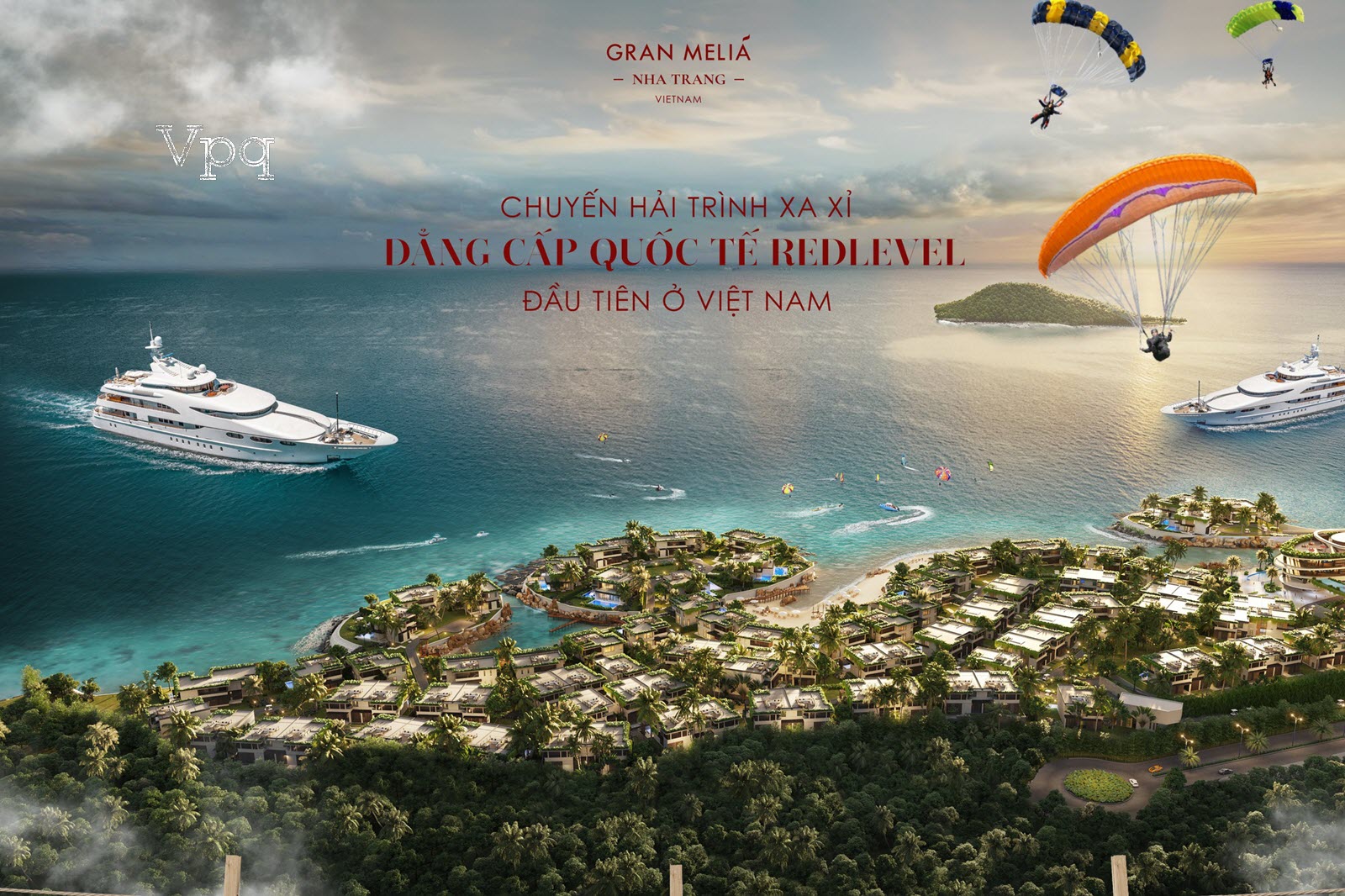 Phối cảnh tổng thể 93 căn dinh thự Gran Meliá Nha Trang