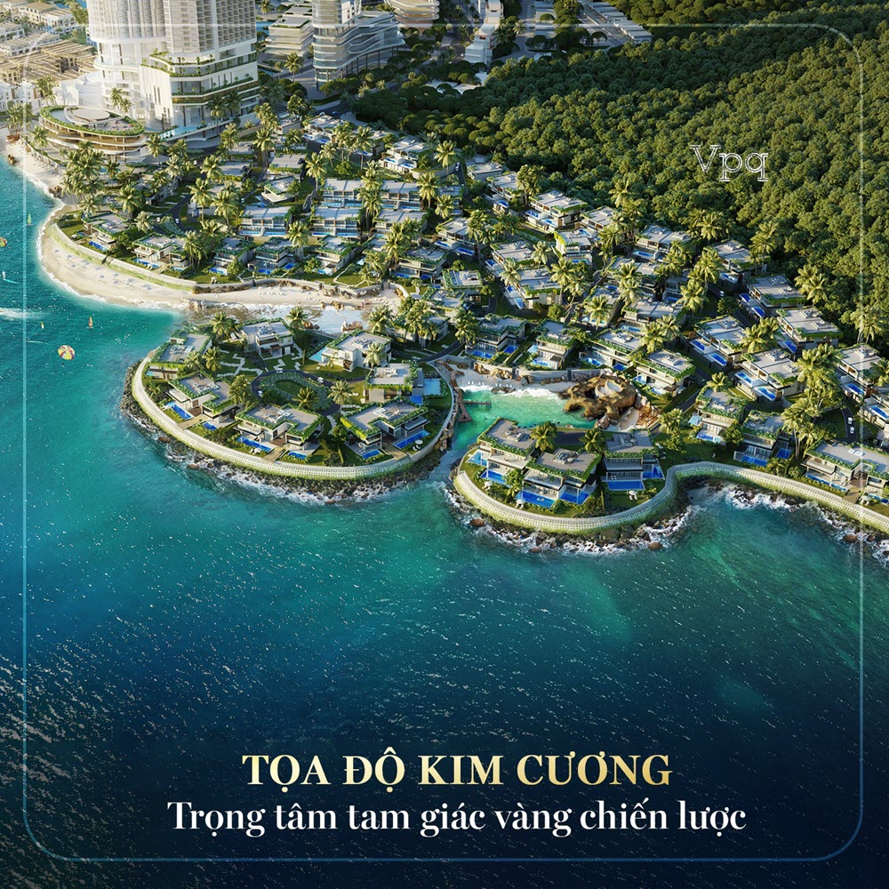 Gran Meliá Nha Trang nằm tại tọa độ Kim Cương