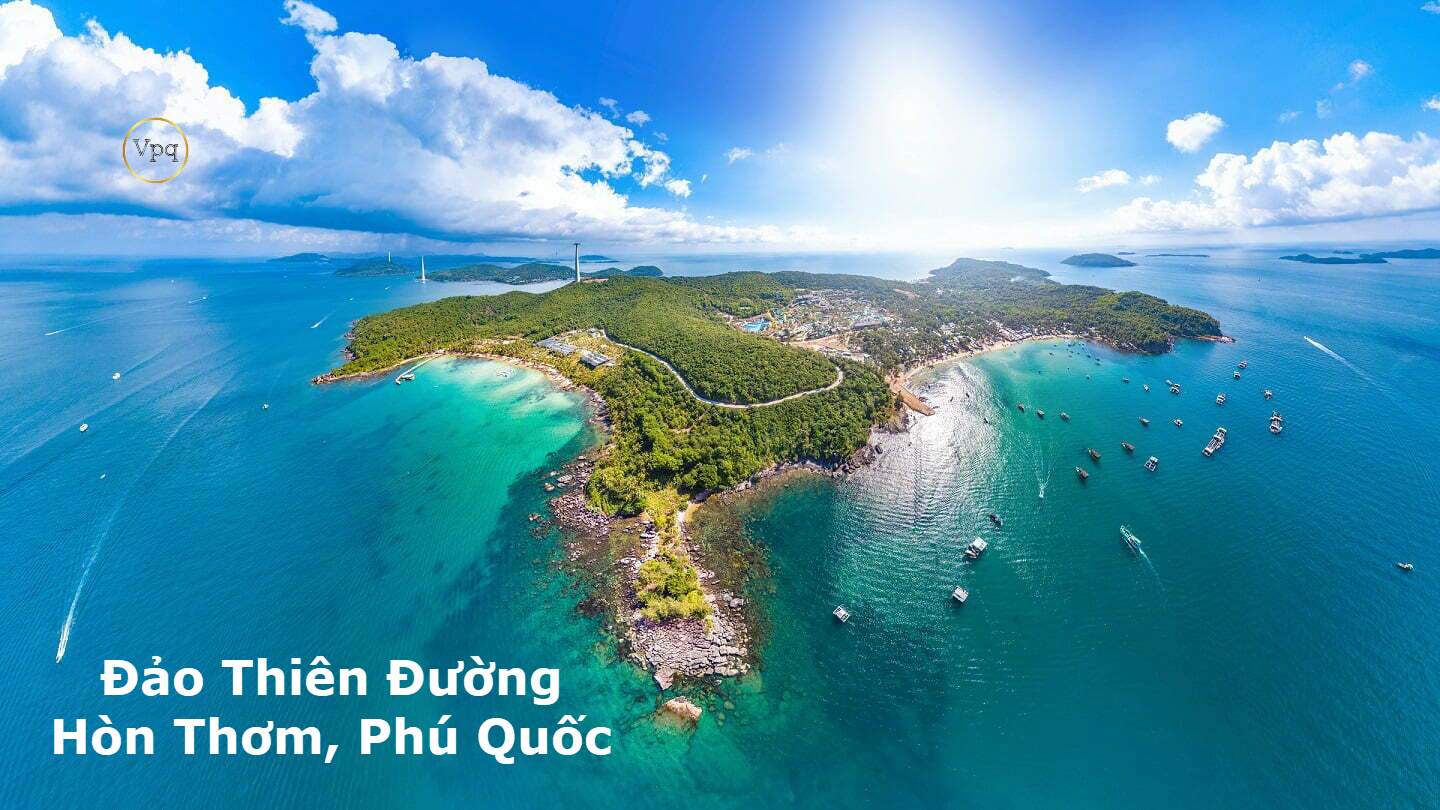H&igrave;nh ảnh thực tế Đảo Thi&ecirc;n Đường H&ograve;n Thơm, Ph&uacute; Quốc