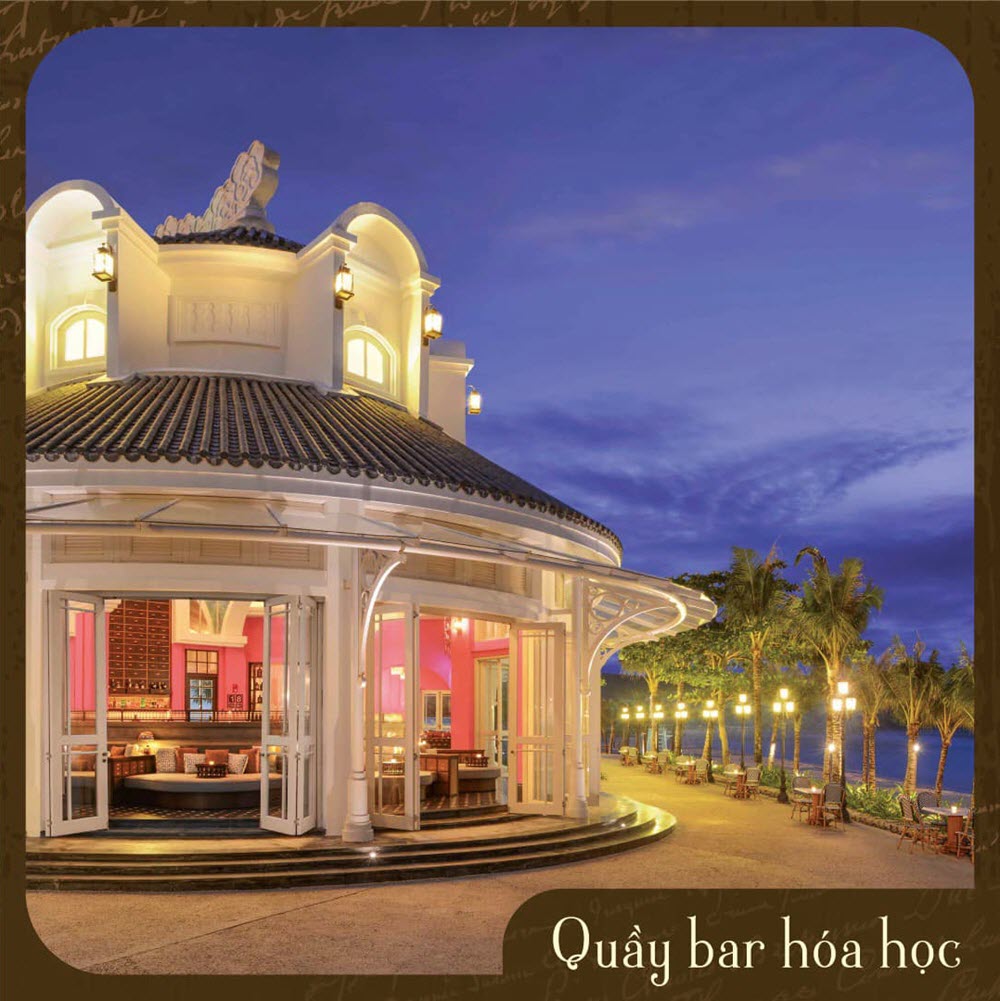 Quầy bar h&oacute;a học tại JW Marriot Phu Quoc Resort
