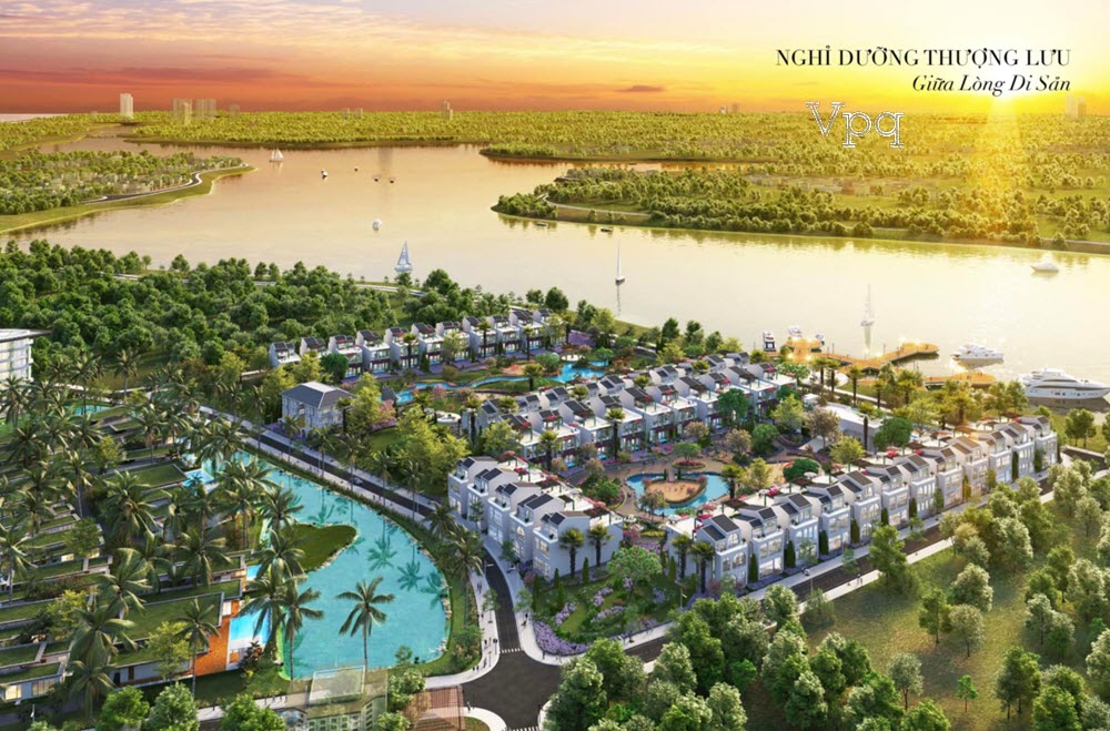 Phối cảnh biệt thự nghỉ dưỡng La Queenara Hội An