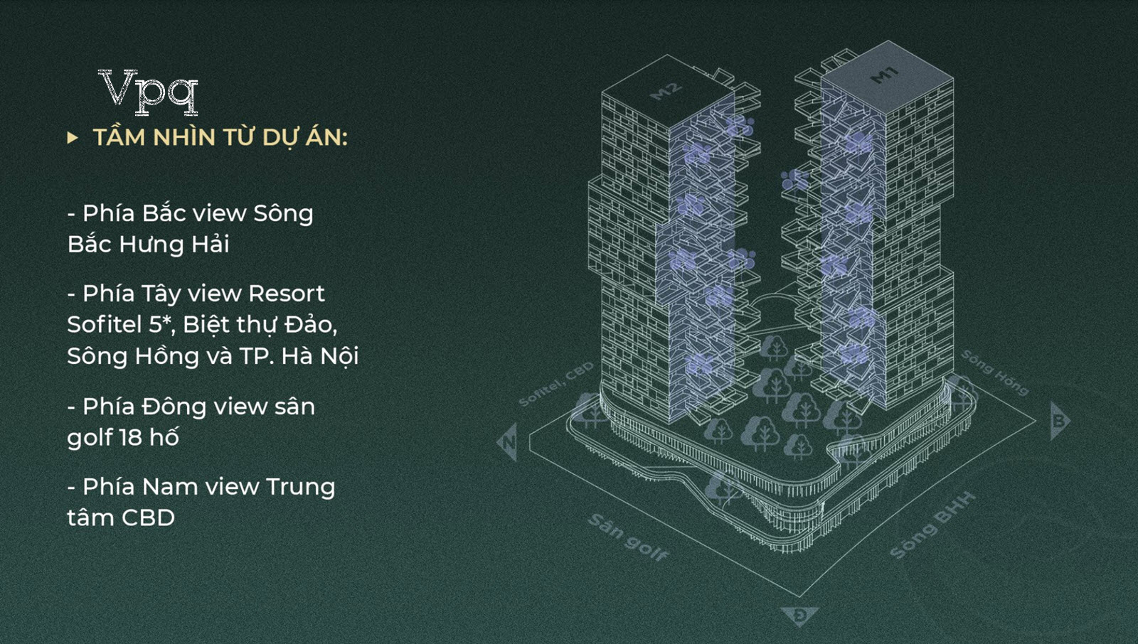 Tầm view căn hộ Meraki Residences Ecopark
