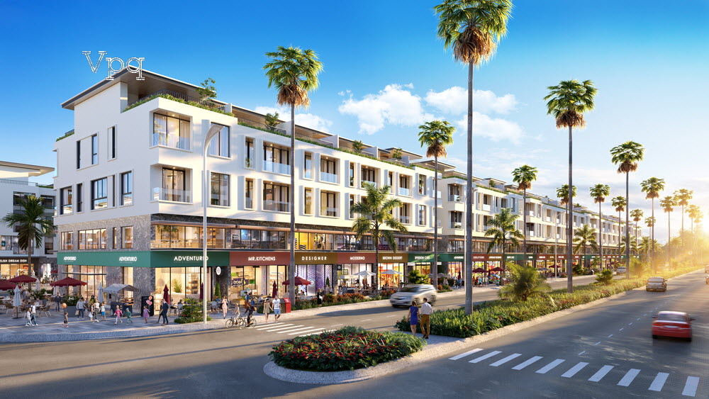 Phối cảnh Shophouse Premium - Crystal City