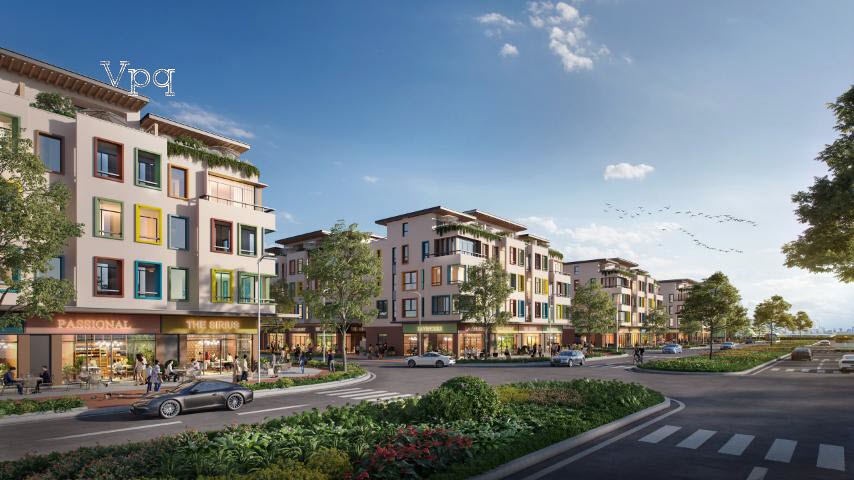 Phối cảnh Shophouse Emetald (Crystal City)