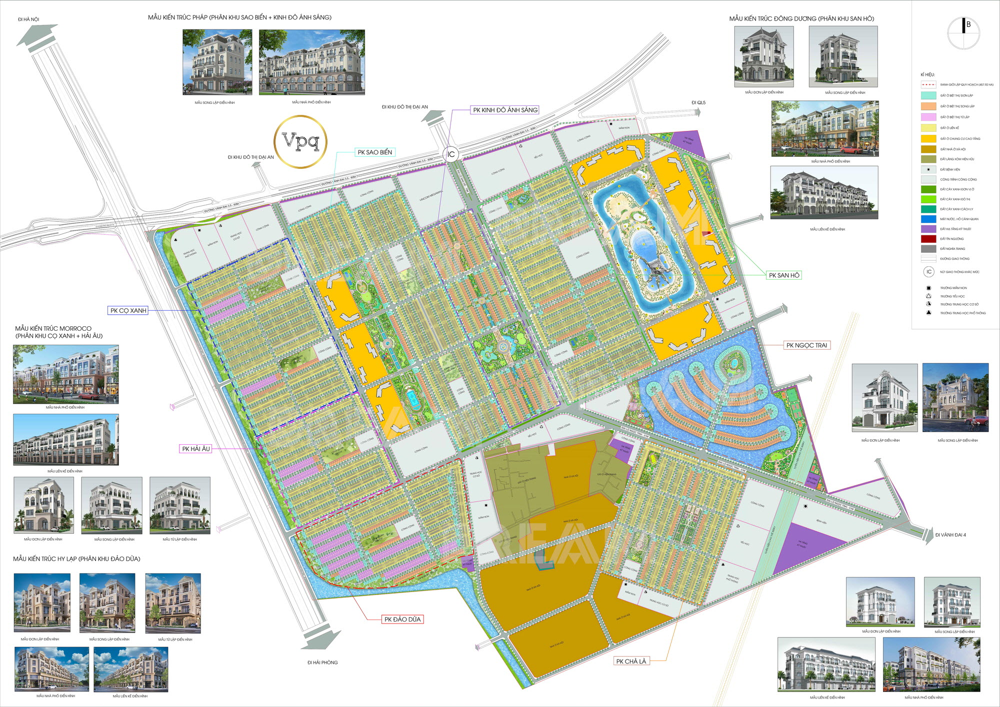 Tổng mặt bằng The Empire Vinhomes Ocean Park Hưng Yên