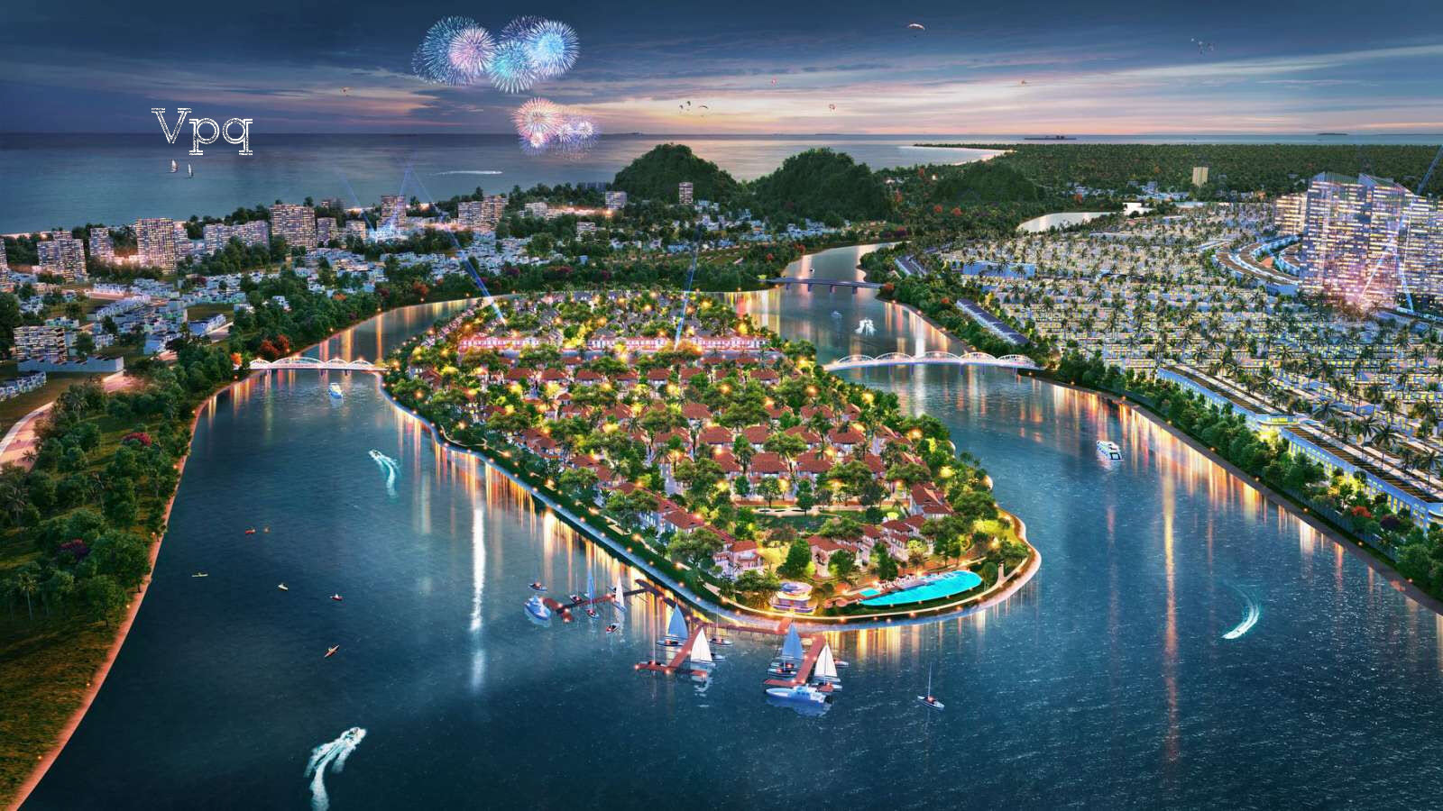 Sunneva Island sở hữu vị tr&iacute; đảo Đồng N&ograve; với phong thủy thịnh vượng