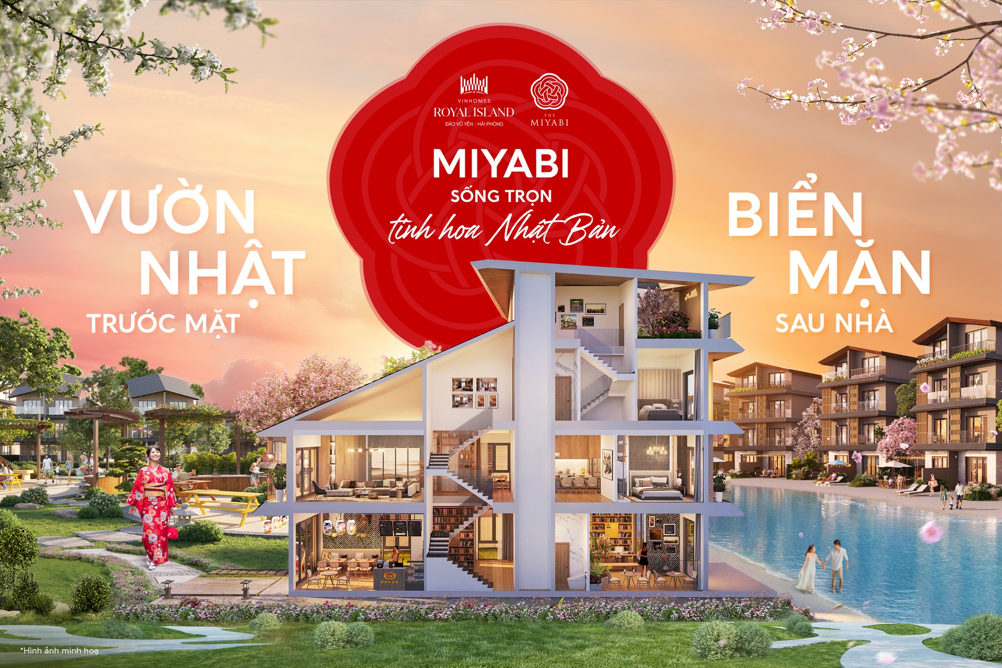 Biệt thự song lập Miyabi Vinhomes Royal Island
