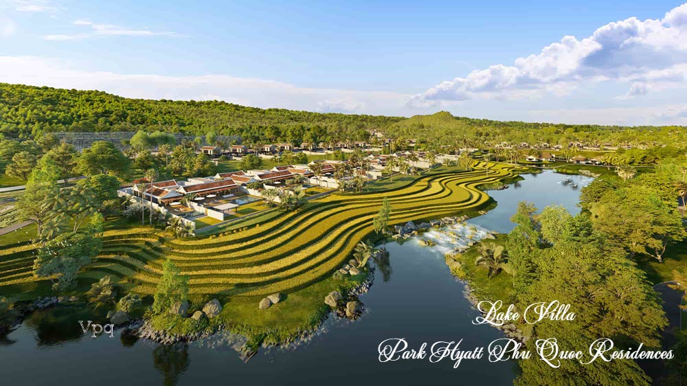 Phối cảnh biệt thự Lake Villa Park Hyatt Phú Quốc