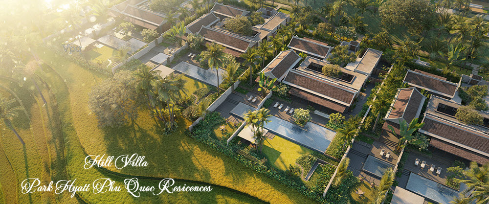 Phối cảnh dinh thự Hill Villa Park Hyatt Phú Quốc