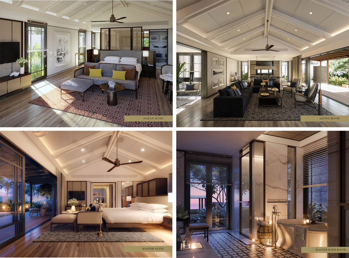 Nội thất dinh thự Park Hyatt Phu Quoc Residences