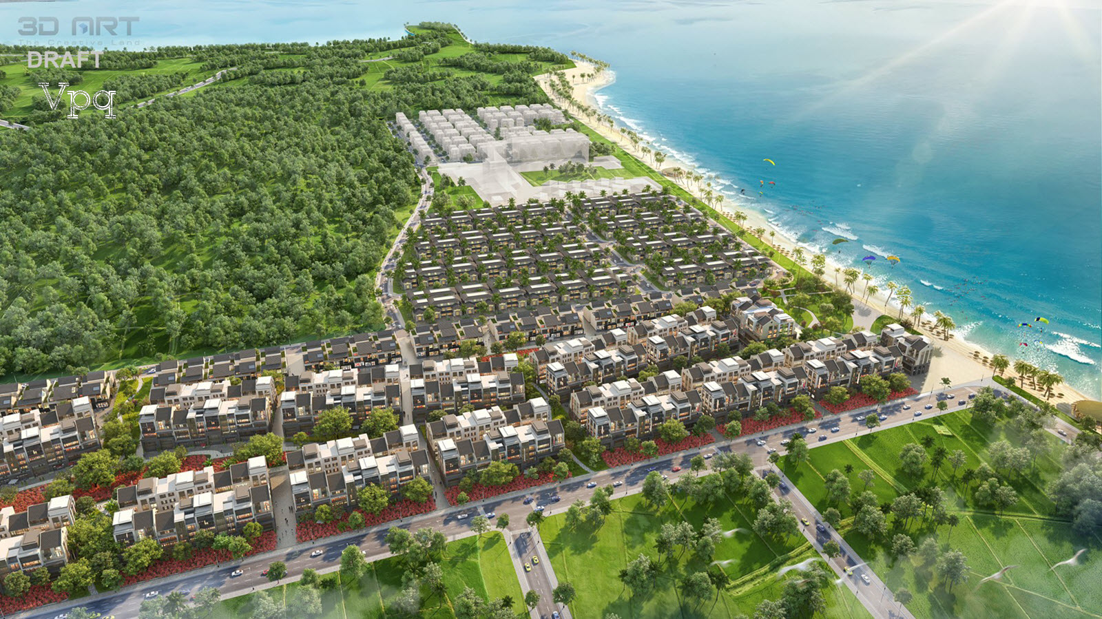 Shophouse trục đường A1 - A2 - A3 phân khu The Avenue - Sun Secret Valley
