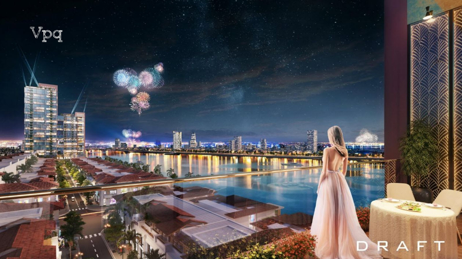 Phối cảnh tầm view căn hộ Sun Riva Vista