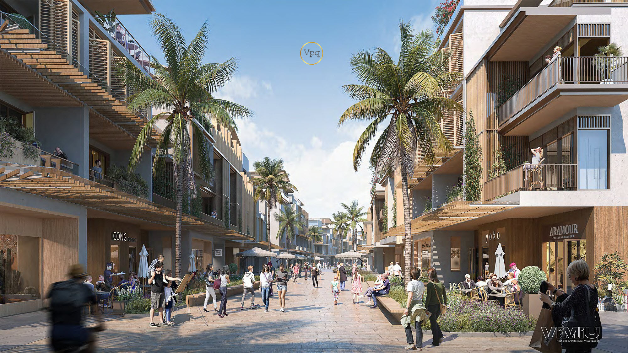 Kiến trúc lấy cảm hứng từ thiên nhiên nguyên bản tại Shophouse Paradise Walk