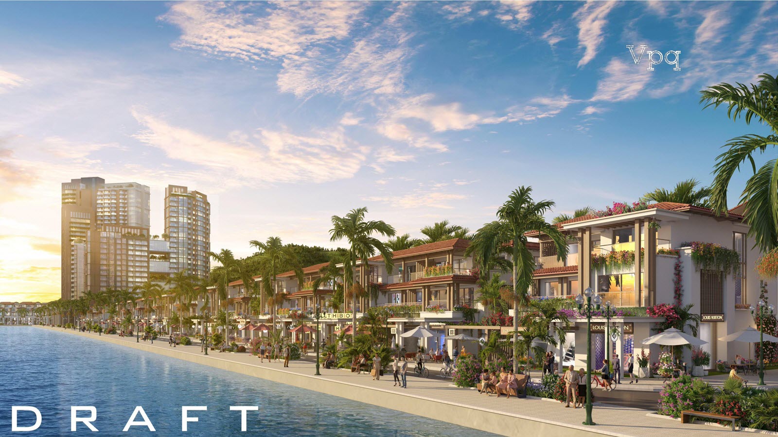 Phối cảnh Shop Villa 3 tầng Sun Riva Vesta