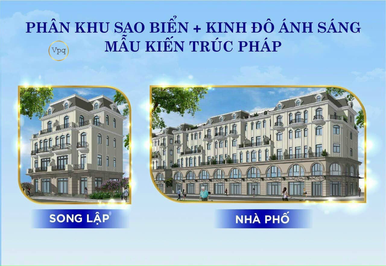 Các loại hình sản phẩm Phân khu Sao Biển The Empire Vinhomes Ocean Park