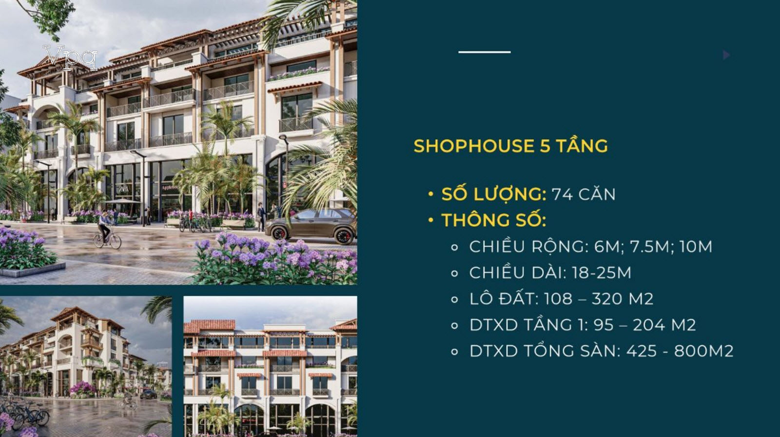 Shophouse 5 tầng Sun Riva Vista