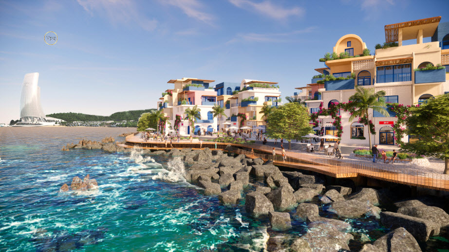 Phối cảnh The Santo Port Sun Group Hòn Thơm