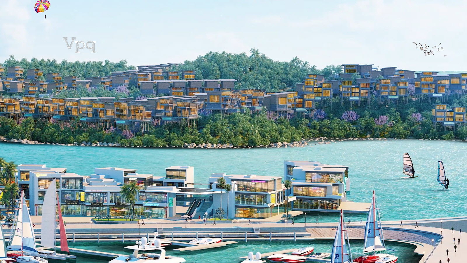 Hình ảnh những căn biệt thự tại hợp phần Sun Retreat Village
