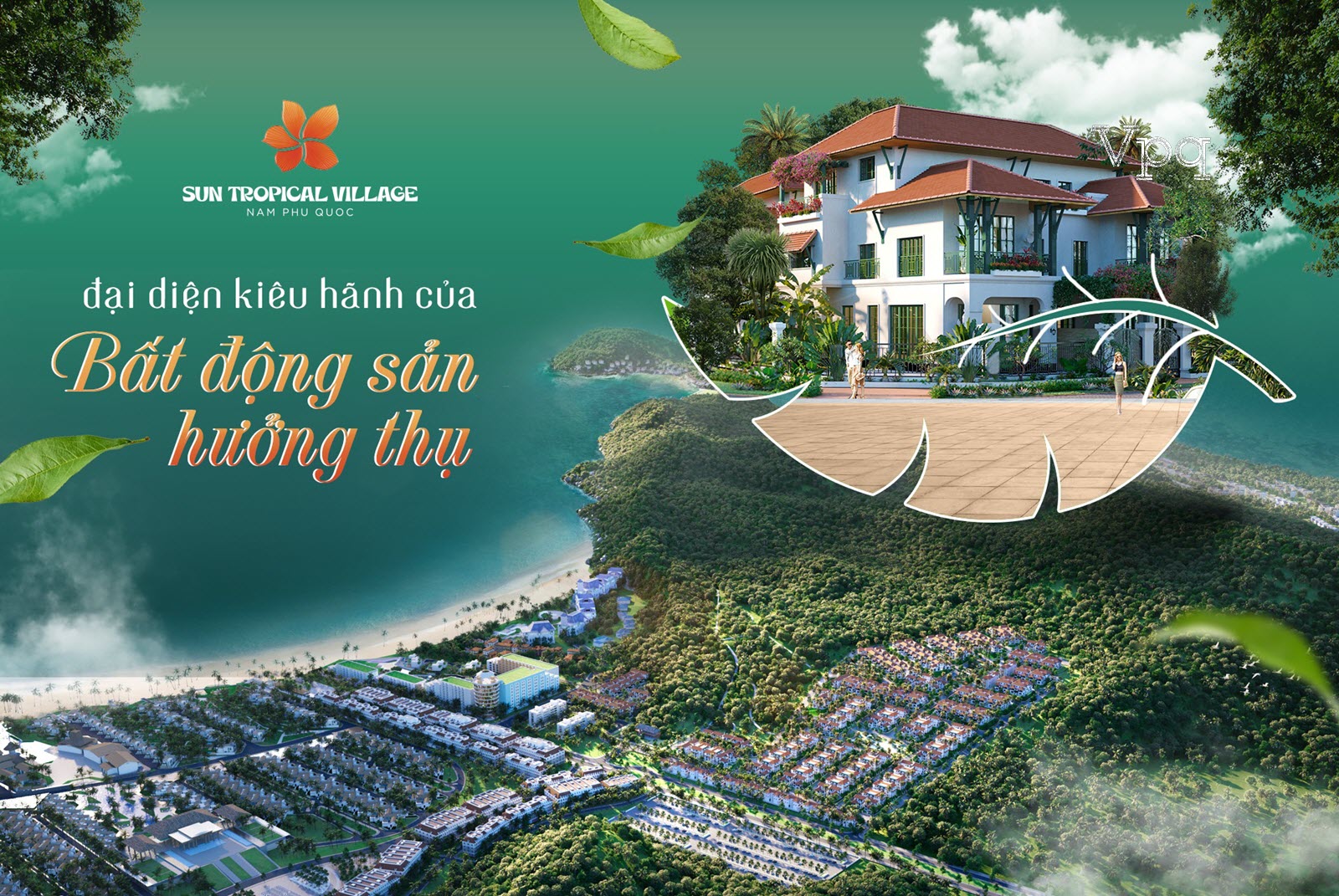 Phối cảnh tổng thế dự &aacute;n biệt thự Sun Tropical Village Ph&uacute; Quốc