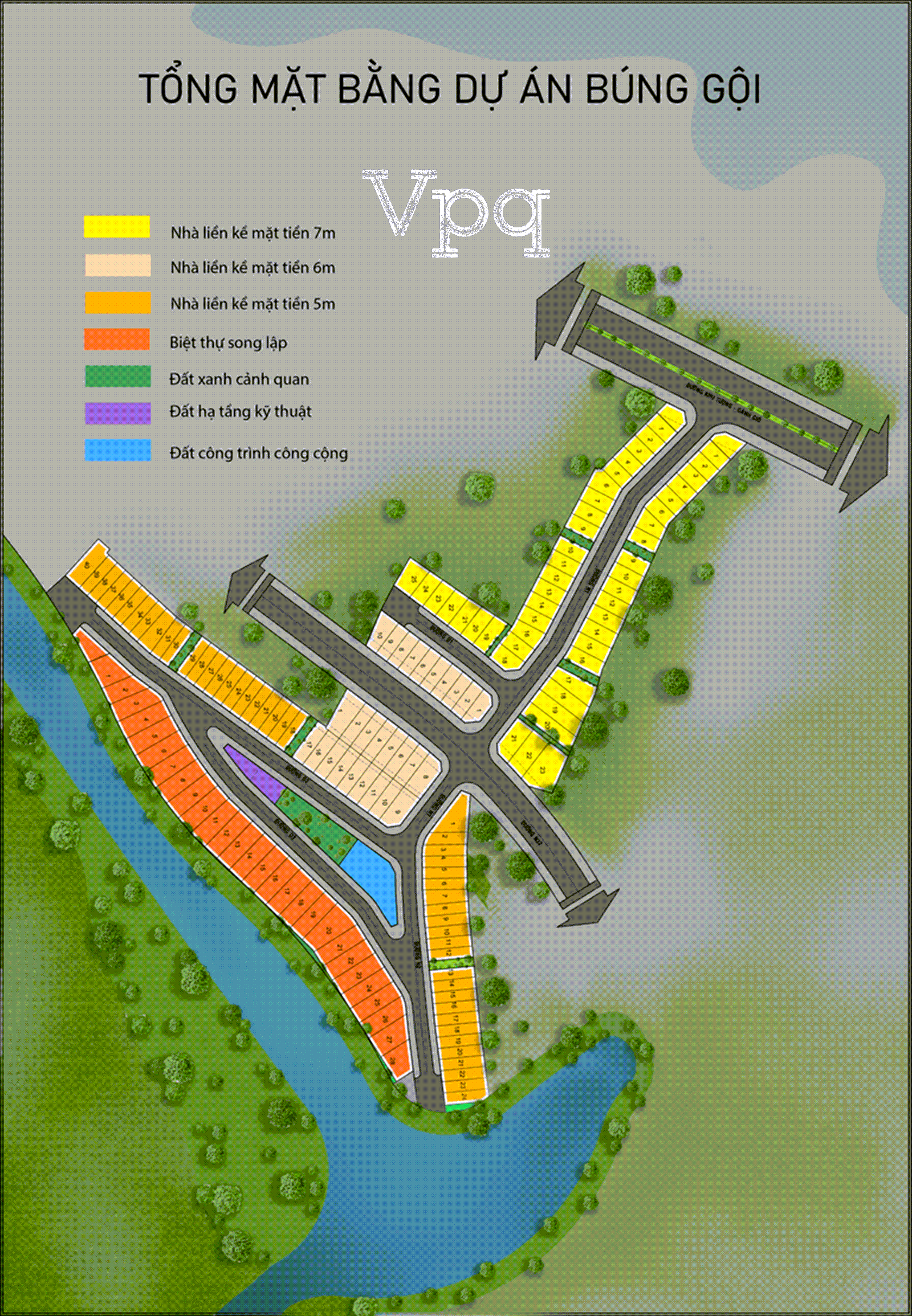 Tổng mặt bằng dự án Park Town Phú Quốc