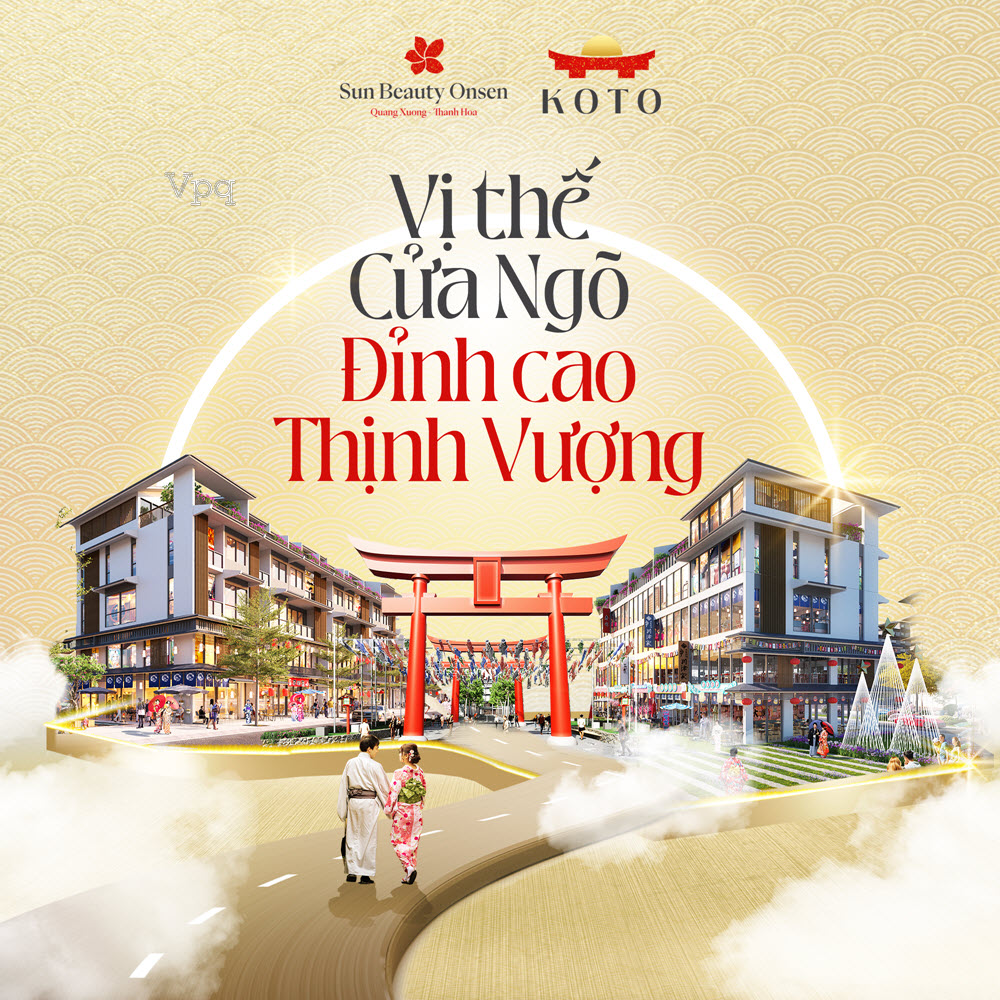 Vị tr&iacute; Townhouse Koto Sun Beauty Onsen Quảng Y&ecirc;n