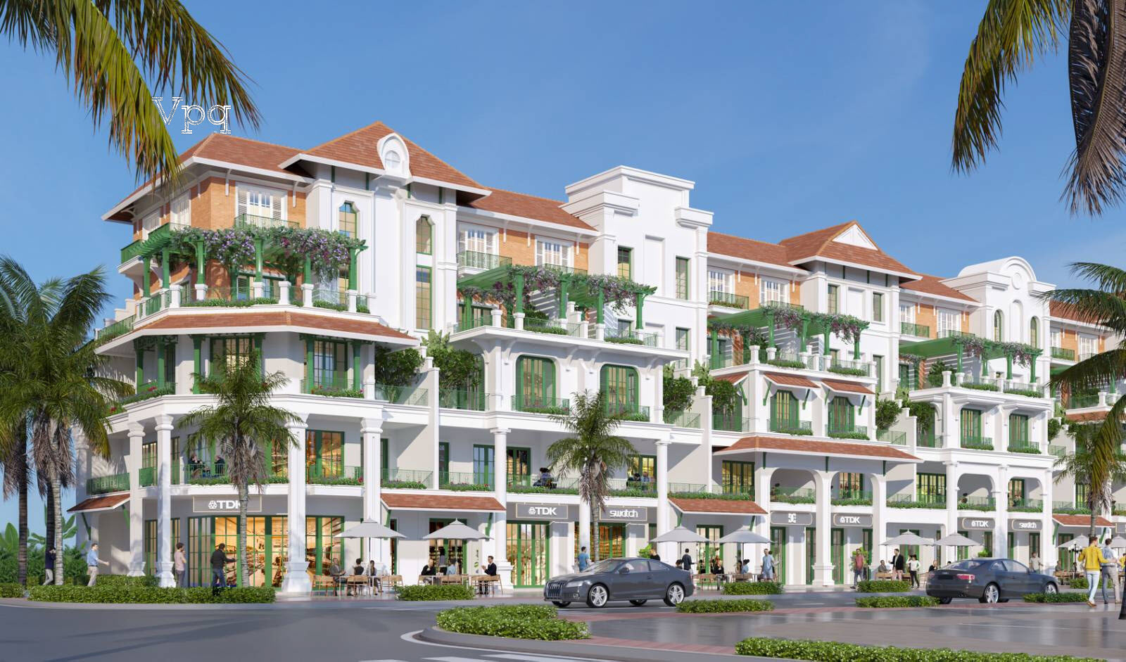 Phối cảnh Townhouse đảo &Aacute;nh Dương Sunneva Island Đ&agrave; Nẵng